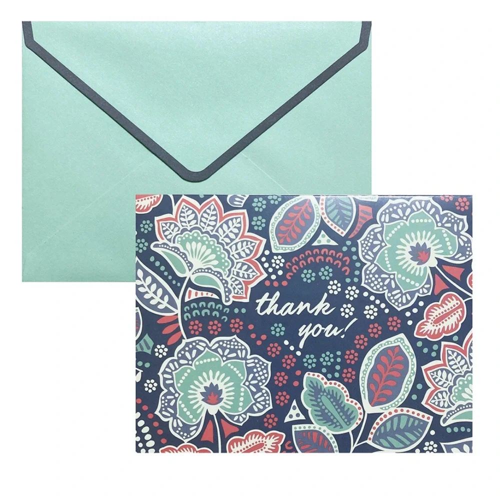 Vera Bradley Nomadic Floral Retired Print Thank You Card Boxed Set | NWT